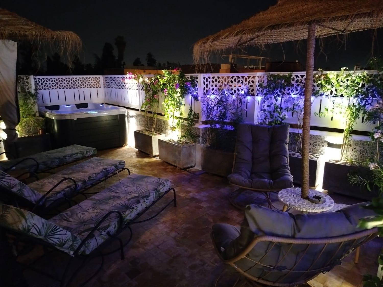 Riad & Spa Sous Le Soleil Chez Jerome Et Pamela Ch Marrakchi Marrákes Kültér fotó